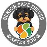 カーサイン 高齢者マーク SENIOR SAFE DRIVER ヨープー マグネット 強力 直径13cm 肉球 日本製 車 ステッカー