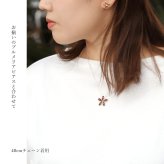 ハワイアンジュエリー コアウッド ネックレス 刻印 無料 コアウッド プルメリア Mサイズ シルバー925 ロジウムコーティング ギフトラッピング可能 チェーン 長さ選べる aumakua メンズ レディース 誕生日 プレゼント ハロウィン 【品番：CG-033-61-03】
