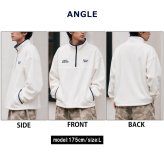 Reebok リーボック フリース プルオーバー レディース メンズ  トレーナー 長袖  裏起毛 ハーフジップ 軽量 ワンポイントロゴ 刺繍   ブランド ゆったり ユニセックス 春 秋 冬 M L LL 黒 白 紺 2026fw