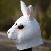 うさぎマスク うさぎ お面 ウサギ 仮面 マスク ハロウィン コスプレ 仮装 動物 アニマルマスク かぶりもの 被り物 大人用 フリーサイズ パーティー イベント 学園祭 文化祭 撮影 小道具