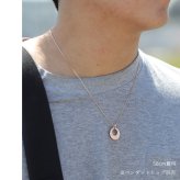 ゴールド ネックレス 14金 K14 14K ピンクゴールド ネックレス チェーンのみ カットあずきチェーン 太さ約0.9mm k14 14k ハワイアンジュエリー ネックレス チェーンのみ メンズ レディース 誕生日 プレゼント ハロウィン 【品番：CH123-R】