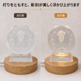 ペット 位牌 クリスタル 写真入り 名入れ ペットメモリアル クリスタル位牌 八角形 犬 猫 うさぎ ペット供養 メモリアルグッズ 写真彫刻 名前 日付 メッセージ 刻印 オーダーメイド 専用ケース付き