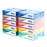 クリネックス ティッシュー 180組（360枚）×10箱 パルプ100％ 日本製 ボックスティッシュ #515685　日用品 消耗品 まとめ買い ボックスティッシュ（パッケージのデザインが異なる場合がございます。）