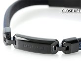 ポリス ブレスレット メンズ ブランド POLICE LAYERLOCK GB0082903 ブルー ブラック アクセサリー