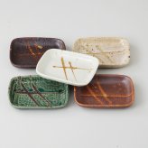 五釉手塩皿揃 磁器 美濃焼 やきものの里から、暮らしを贈ります。　ギフト 食器 セット テーブルウェア