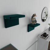キャットウォーク 壁掛け 幅30.5cm モケット 日本製 完成品 arneco Cat Wall S キャットタワー キャットステップ 壁面収納 猫用家具 多頭飼い 運動不足対策 木製 ペット家具 猫用品 犬用品 省スペース リビング インテリア 北欧