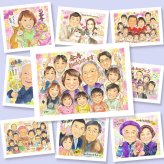 傘寿祝いの記念に、似顔絵という特別な贈り物をお届け。修正無料で、納得しながら進められます。 ギフト 傘寿 似顔絵 プレゼント 名入れ 贈り物 手描き 傘寿祝い お祝い 記念 長寿 大人数 おばあちゃん 祖父母 おじいちゃん 名入れ 下書き確認 修正無料 実績多数 一生もの 似てる そっくり 親孝行 敬老の日 80歳 長寿祝い 感謝の品 メモリアル 大量注文 クリスマス オリジナル イラスト