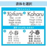 【送料無料】ガラス製　ベビーフレーム 専用ボックス付き 【ウエーブ波型】【写真横タイプ】　フォトフレーム　【出産内祝い】おじいちゃんおばあちゃんへのお返しギフト　オリジナル彫刻　簡単入力！【オーダーメイド】名入れ　おしゃれな命名書に♪【誕生祝い】【出産祝い】【出産内祝い】