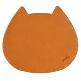 【名入れ無料】マウスパッド 名入れ 栃木レザー 革 おしゃれ 猫 ねこ ネコ 猫グッズ かわいい 刻印 無料 メッセージ 本革 牛革 猫型 デスク オフィス 猫好き プレゼント ギフト 誕生日 祝い 退職 還暦 母の日 父の日 記念日 卒業 就職 送別 日本製 ハンドメイド リモートワーク 在宅ワーク にゃんこ