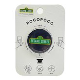 セサミストリート POCOPOCO ロゴ スマホグリップ スマホ用品
