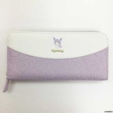クロミ 長財布 ラウンドファスナー レディース サンリオ キャラクター 型押し 合成皮革 ロングウォレット 大人 可愛い 財布 おしゃれ 大容量 収納 プレゼント ギフト サンリオ正規ライセンス品