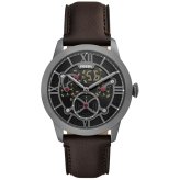 フォッシル FOSSIL 腕時計 メンズ TOWNSMAN アニメーション デジアナ ブラウン レザーウォッチ FS6191【2026 新作】