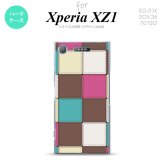 【SO01K】【スマホケース/スマホカバー】【エクスペリア XZ1】SO01K スマホケース Xperia XZ1 SO-01K カバー エクスペリア XZ1 パッチワーク風 ミックスE nk-so01k-1675【メール便送料無料】