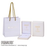 【受注生産品】【送料無料】 ウッドストック 一粒ダイヤ レディースネックレス PEANUTS 18金 ダイヤモンド ラボダイヤ 肉球 ブランド おしゃれ かわいい アクセサリー 10代 20代 30代 40代 50代 レディース 女性 誕生日 記念日 プレゼント ギフト ホワイトデー 母の日 white clover ホワイトクローバー