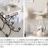 ナイトテーブル サイドテーブル NT-350 宮武製作所 おしゃれ お姫様風 お嬢様 アンティーク調 可愛い かわいい セレスティア Celestia ロートアイアン 姫系 エレガント エレガンス ゴージャス デザイン 曲線美 美しい ベッドサイド 新生活
