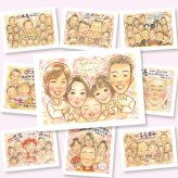 記念日の記念に、写真とは違うぬくもりが伝わる似顔絵です。修正無料で、納得しながら進められます。 感謝 プレゼント 似顔絵 ギフト 名入れ 手描き 贈り物 記念日 感謝 誕生日 お祝い 記念 大人数 両親 お父さん おじいちゃん おばあちゃん 家族 修正無料 下書き確認 名入れ 一生もの 親孝行 サプライズ かわいい 感謝 一生もの 家族 お祝い返し ブライダルギフト 結婚祝い 還暦祝い 披露宴
