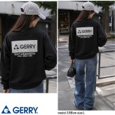 【予約】GERRY ジェリー スウェット トレーナー レディース メンズ gea-m0032 裏起毛 バックプリント 長袖 刺繍 クルーネック 防寒 ビッグシルエット オーバーサイズ アメカジ アウトドア ストリート カジュアル M L LL 2026FW  別注