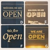 【お店ロゴ刻印無料】光るショップ看板 サインボード お店のロゴ 開店祝い OPEN オープン看板 カスタムできる LEDライトで光る看板 メニュー ライトスタンド ギフト プレゼント インテリア 看板 アクリルボード