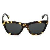 バーバリー BURBERRY サングラス アジアンフィット UVカット アイウェア キャットアイ 0BE4435F 410687 53 メンズ レディース ユニセックス イエローハバナ+ダークグレー 海外正規品