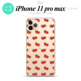 iPhone11ProMax iPhone11pro max スマホケース ハードケース 苺 イチゴ 小 赤 メンズ レディース nk-i11pm-045