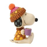ジム ショア Jim Shore スヌーピー コージーフォール ウィズ マグ 置物 フィギュア 人形 6018513 Peanuts インテリア ＜ハロウィン＞