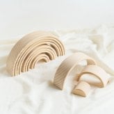 【名入れ刻印無料】木製 レインボー積み木 簡単 本格木製おもちゃ 知育玩具 ブロック モンテッソーリ 電車 0歳 1際 2歳 3歳 プレゼント 男の子 女の子 誕生日 ゲーム おもちゃ 子供 天然木 玩具 早期開発 パズル 木のおもちゃ