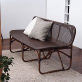 ソファ 座椅子 ベンチ ダイニングベンチ ラタン おしゃれ ラタン手編み カウチ シリーズ ラタンベンチ シンプル幅160 奥行き60 高さ75cm チェア 和風 天然木 2人掛け リビングチェア 椅子 食卓椅子 長椅子