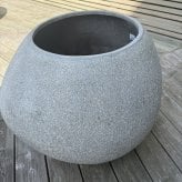 鉢カバー おしゃれ 大型 22号 W66×H53cm 植木鉢 KONTON コントン コブル プランター 四角 キューブ 正方形 ポリストーン FRP 屋外 室内 高級 北欧 モダン ナチュラル 観葉植物用 シンボルツリー サボテン 多肉植物 特大 玄関 底穴なし グレー ベージュ