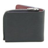 ポールスミス 財布 Paul Smith 二つ折り財布 L字ファスナー二つ折り財布 小銭入れあり メンズ ブラック ボルドー スカイブルー マルチストライプ M1A-7970-WSTRGS 79 【ラッピング無料 誕生日 お祝い プレゼント ギフト 贈り物】 送料無料