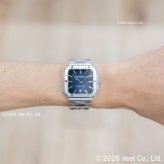 エルブラン HERBELIN カプカマラ CAP CAMARAT 35mm 腕時計 メンズ 自動巻き H1646B15 スクエア メタルベルト シルバー ネイビー文字盤