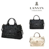 LANVIN ランバン トートバッグ プリエヴェロール 斜め掛け 手持ち 2way 普段使い 使いやすい シンプル レディース ギフト プレゼント ブラック 61-6061