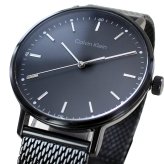 カルバンクライン 腕時計 メンズ 正規品 5年保証 純正ショッパー付き ブラック メッシュベルト クォーツ シンプル ビジネス 高級感 ブランドウォッチ プレゼント ギフト 男性 就職祝い CK 成人 卒業 入学