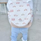 ベビーリュック ポンポン くまと車 乗り物 テディベア 総柄 名入れ 名入れ無料 一升餅 出産祝い 1歳誕生日 リュック 出産祝いギフト お誕生日 1歳 男の子 女の子 内祝い ギフト プレゼント 名前入り お祝い 内祝い 誕生日祝い かわいい くま おしゃれ お散歩