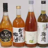 豪華梅酒4本セット(おばあちゃんの梅酒 文蔵梅酒(熊本) 芳醇ブランデー仕立チョーヤ梅酒 緑茶梅酒(和歌山)) 720ml×4本