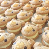 テディパフィー　ゴールデンカスタード　Teddy Puffy　6個　9個　12個　ギフト　お返し　かわいい　お中元　お歳暮　誕生日　お祝い　内祝い　出産祝い　結婚祝い　入学祝い　入園祝い　七五三　
