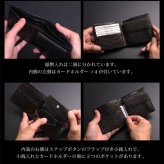 スモールクロコダイル 二つ折り財布 コンパクト財布 日本製 GranCroco 一枚革 ポロサス センター取り ヌメ革 植物 タンニン 鞣し マット 加工 ベジタブル ICFA LWG 認定 鰐革 保証書付 JRA 4FA (No.06002006)