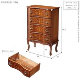 イタリア 家具 ヨーロピアン ヴェローナクラシック 猫脚4段チェスト W58cm 猫脚 収納 ヨーロッパ家具 クラシック 輸入家具 アンティーク風 イタリア製 ブラウン おしゃれ 高級感 エレガント 木製 天然木 リモート テレワーク 在宅 新生活