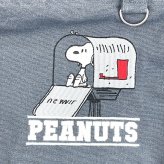 スヌーピー 2wayスクエアトートバッグ (ブラック)  ルートート ROOTOTE SNOOPY 送料込み