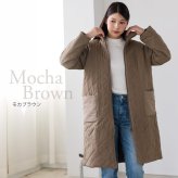 中綿コート キルティングコート スタンドカラー レディース 軽い 軽量 ワッシャー タフタキルト 軽い 暖かい アウター キルティング コート ロングコート  ラグランスリーブ 防寒 大きいサイズ LL 3L 冬 ギフト プレゼント 5F (08000366r)