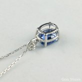  ブルーサファイア 　１．０４６ct 　ダイヤモンド　ネックレス 　ペンダント プラチナネックレス Pt900　ネックレス レディース 一粒ネックレス  誕生石 シンプル Drops