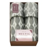 メルティア 吸湿発熱素材使用わた入 毛布 ギフト 2枚入 毛布 寝具 防寒グッズ あったか寝具【北海道・沖縄県・離島 配送不可】