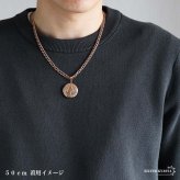 ステンレス ロケットネックレス HIPHOP 喜平チェーンネックレス ロケットペンダント 写真 記念 思い出 50cm 60cm ピンク 聖ベネディクト 6面カット メンズ 男性 金属アレルギー対応