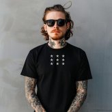 Tシャツ 星 9 GTO 5.6オンス ハイクオリティー Tシャツ ブラック ホワイト 2年連続入賞のデザイン メンズ レディース 半袖 普段着に オリジナルデザイン 特攻服 オラオラ系 暴走族 暴走天使 卒業式 ヤンキー チョイ悪 チョイワル メンズ レディース ファッション おしゃれ
