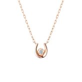 【無料ラッピング】  ヨンドシー 4℃ 3月誕生石 K10 ピンクゴールド ネックレス アクアマリン ダイヤモンド レディース ブランド 正規品 新品 ギフト プレゼント 人気 おすすめ 誕生日 記念日 クリスマス 送料無料