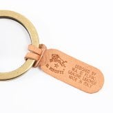 イルビゾンテ キーリング キーホルダー メンズ レディース バケッタレザー 本革 ネイビー C0551 P 866 SKH016PG0020BL137