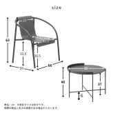 ガーデンファニチャー ガーデンチェアセット 2人用 屋外家具 バルコニー シンプル テラス チェア クッション テーブル 庭 ブラウン グレー ブラック リト バルコニー3点セット