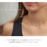 ゴールド ネックレス ハワイアンジュエリー ネックレス ホワイトゴールド ネックレス 刻印 無料 誕生石入れ可 ウェーブバー カーブ 14K K14ホワイトゴールド 14k k14カットあずきチェーン太0.9mm ギフトラッピング可能 プレゼント ハロウィン 【品番：CG-GP124W】