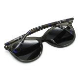 バーバリー BURBERRY サングラス アジアンフィット UVカット アイウェア ボストン 0BE4455F 416087 55 メンズ レディース ユニセックス グレー+ダークグレー 海外正規品