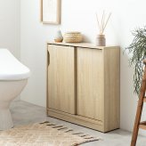 収納棚 トイレ コンパクト トイレ収納 スリム 薄型 引き戸 隠しキャスター付き ワゴン 隙間収納 可動棚 トイレブラシ シェルフ キャビネット シンプル トイレットペーパー 18ロール ストッカー 物置台 新生活