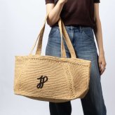 パトゥ PATOU TRAPEZE TOTE BAG GM ラフィア パトゥ ロゴ トラペーズ トート ラージ AC0920215 トートバッグ レディース バッグ